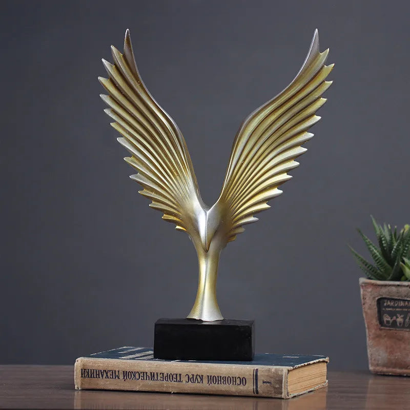 Eagle Sculpture | Resin Art Piece with Captivating Design | Home and Office Decor 8