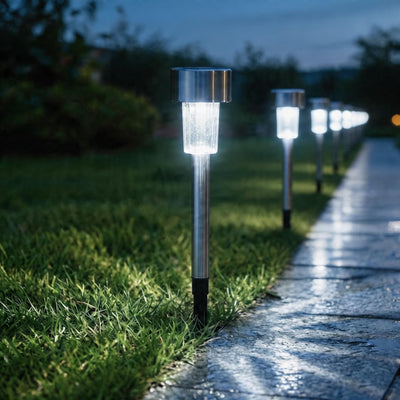 EcoGlow Lanterns | Elegant Solar-Powered Outdoor Garden Lights with Dusk-to-Dawn Function 0