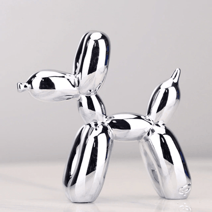 Electroplated Balloon Dog Sculpture | Modern Abstract Design | Unique Home Decor for Living Room and Office 0