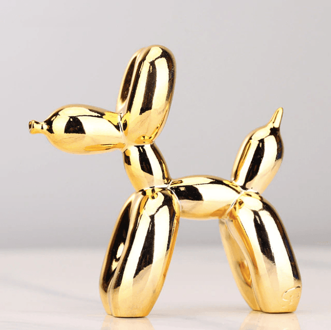 Electroplated Balloon Dog Sculpture | Modern Abstract Design | Unique Home Decor for Living Room and Office 1