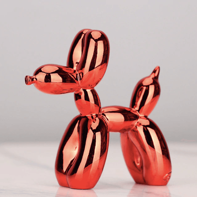 Electroplated Balloon Dog Sculpture | Modern Abstract Design | Unique Home Decor for Living Room and Office 3