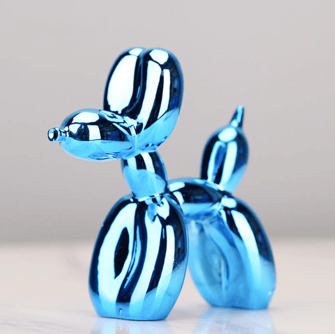 Electroplated Balloon Dog Sculpture | Modern Abstract Design | Unique Home Decor for Living Room and Office 4