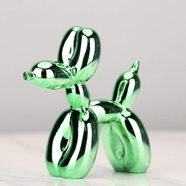 Electroplated Balloon Dog Sculpture | Modern Abstract Design | Unique Home Decor for Living Room and Office 5