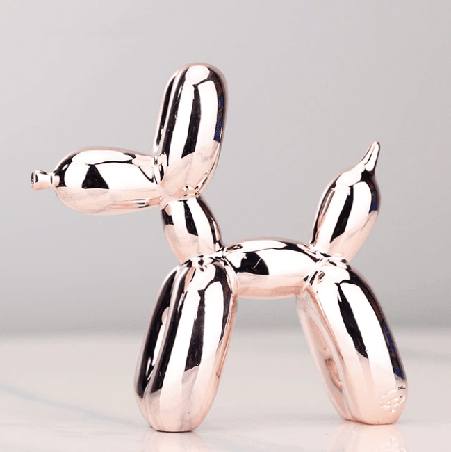 Electroplated Balloon Dog Sculpture | Modern Abstract Design | Unique Home Decor for Living Room and Office 6