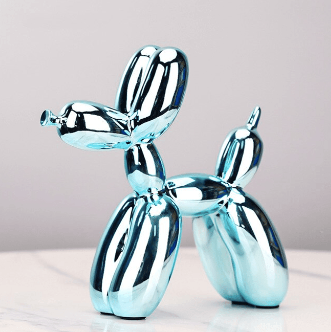 Electroplated Balloon Dog Sculpture | Modern Abstract Design | Unique Home Decor for Living Room and Office 7