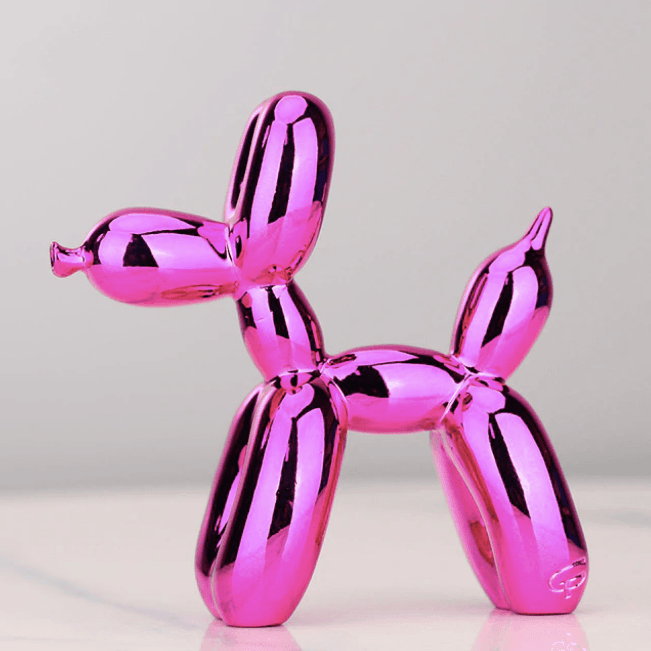 Electroplated Balloon Dog Sculpture | Modern Abstract Design | Unique Home Decor for Living Room and Office 8