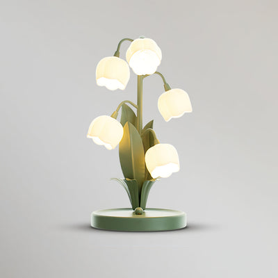 Elegant Table Lamp with Fabric Shade for Living Room and Bedroom Bedside Use Cream 0