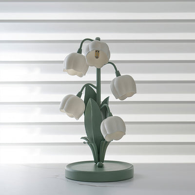 Elegant Table Lamp with Fabric Shade for Living Room and Bedroom Bedside Use Cream 5