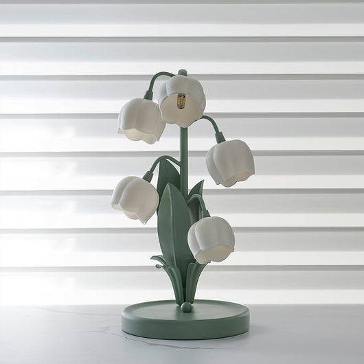 Elegant Table Lamp with Fabric Shade for Living Room and Bedroom Bedside Use Cream 5