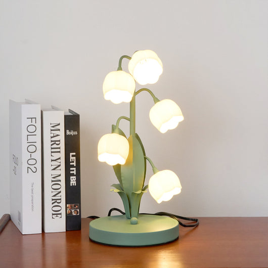 Elegant Table Lamp with Fabric Shade for Living Room and Bedroom Bedside Use Cream 6