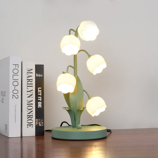 Elegant Table Lamp with Fabric Shade for Living Room and Bedroom Bedside Use Cream 7