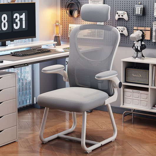 Ergonomic Desk Chair | Metal Frame with Breathable Mesh Backrest | Adjustable Armrests for Home Office Use 1