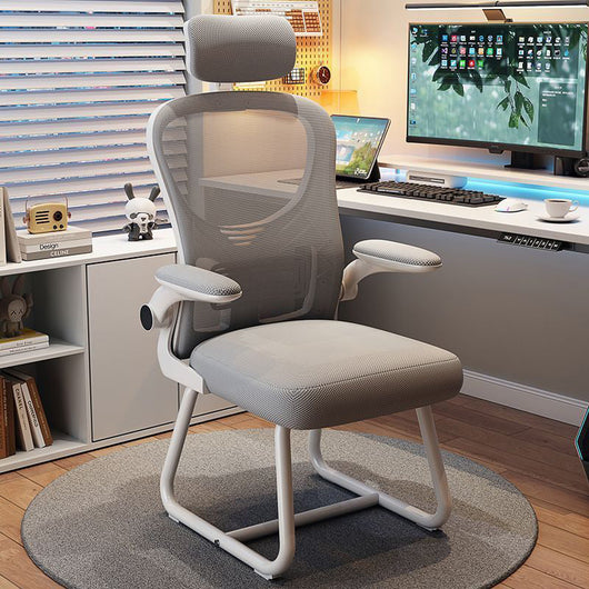 Ergonomic Desk Chair | Metal Frame with Breathable Mesh Backrest | Adjustable Armrests for Home Office Use 6