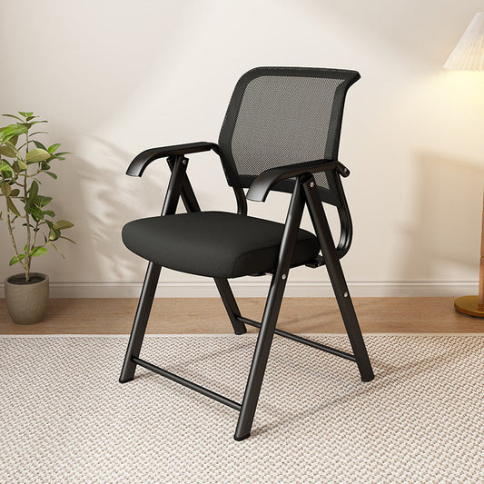 Ergonomic Desk Chair | Minimalist Mesh with Lumbar Support | Foldable Design for Home Office and Study 0