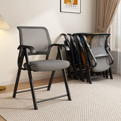 Ergonomic Desk Chair | Minimalist Mesh with Lumbar Support | Foldable Design for Home Office and Study 1