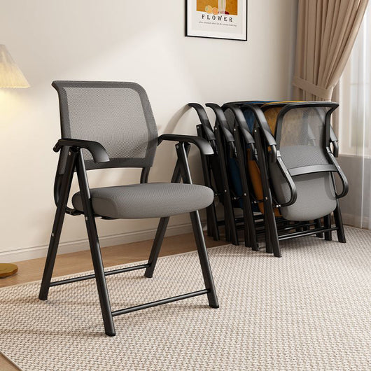Ergonomic Desk Chair | Minimalist Mesh with Lumbar Support | Foldable Design for Home Office and Study 1
