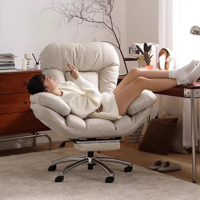 Ergonomic Desk Chair | Tech Fabric | Adjustable Backrest & Curved Design | Home Office 2
