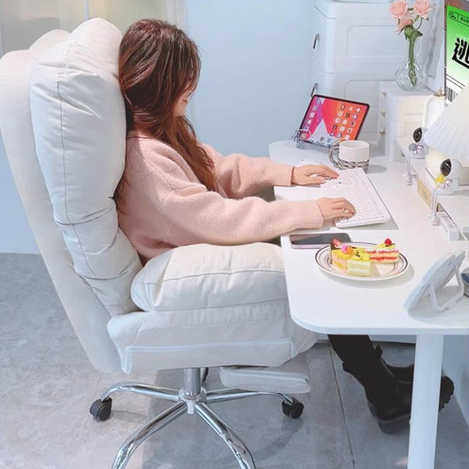 Ergonomic Desk Chair | Tech Fabric | Adjustable Backrest & Curved Design | Home Office 4