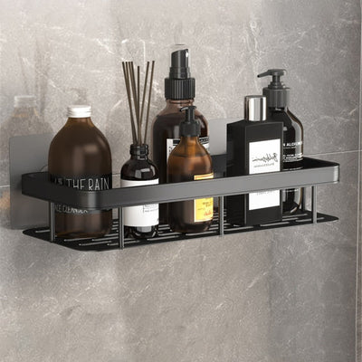Floating Bathroom Shelves | Durable Metal Suction Cups for Space-Saving Storage | Ideal for Organizing Cosmetics and Towels 0