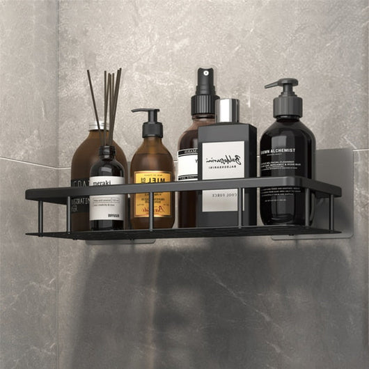 Floating Bathroom Shelves | Durable Metal Suction Cups for Space-Saving Storage | Ideal for Organizing Cosmetics and Towels 11