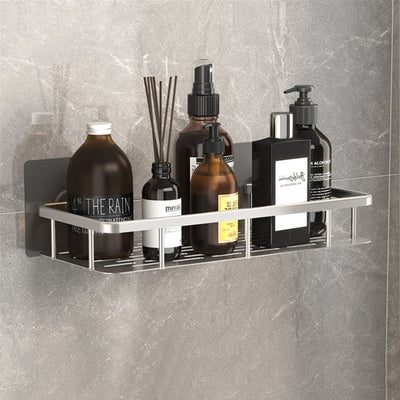Floating Bathroom Shelves | Durable Metal Suction Cups for Space-Saving Storage | Ideal for Organizing Cosmetics and Towels 12