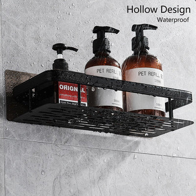 Floating Bathroom Shelves | Durable Metal Suction Cups for Space-Saving Storage | Ideal for Organizing Cosmetics and Towels 1