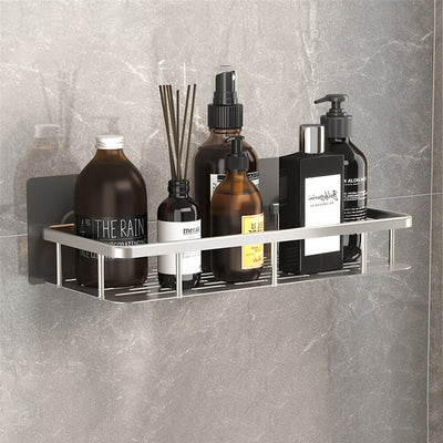 Floating Bathroom Shelves | Durable Metal Suction Cups for Space-Saving Storage | Ideal for Organizing Cosmetics and Towels 3