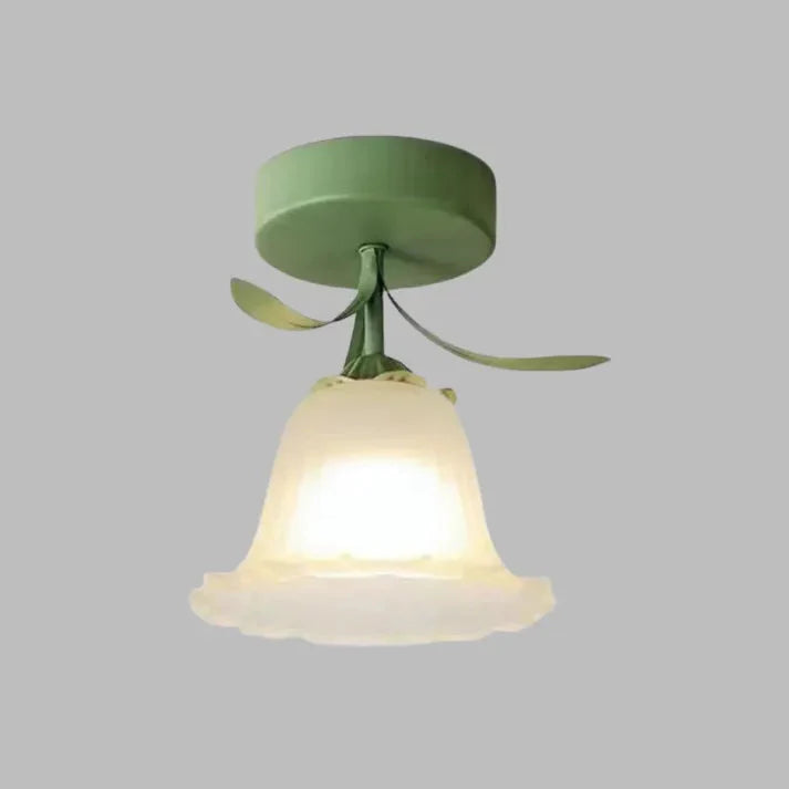 Floral Elegance | Charming Vintage Flush Mount Ceiling Light 14