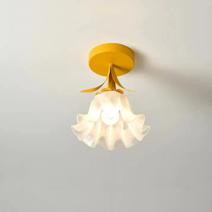 Floral Elegance | Charming Vintage Flush Mount Ceiling Light 15
