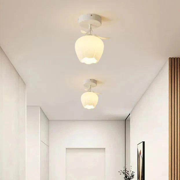 Floral Elegance | Charming Vintage Flush Mount Ceiling Light 7