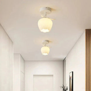 Floral Elegance | Charming Vintage Flush Mount Ceiling Light