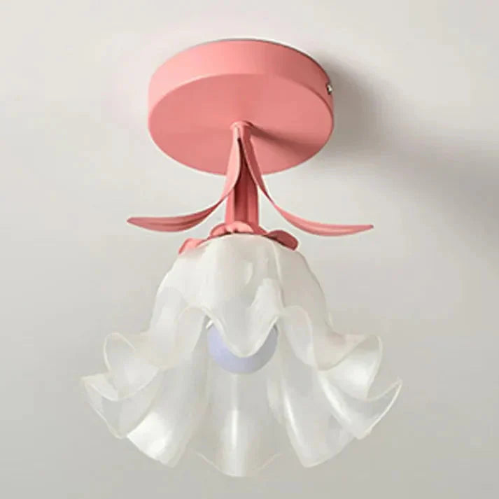 Floral Elegance | Charming Vintage Flush Mount Ceiling Light 9