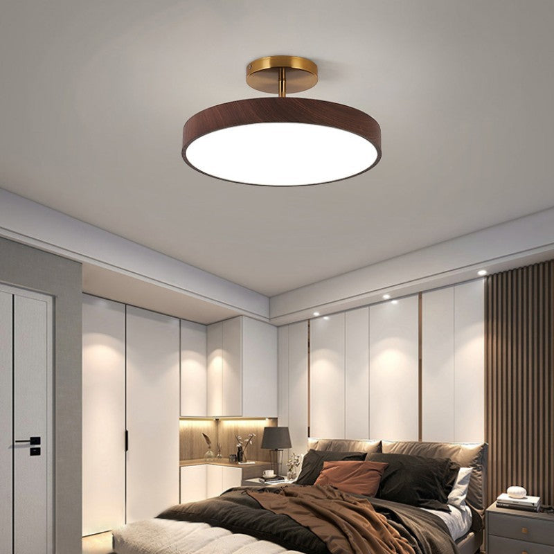 Flush Mount Ceiling Light, Minimalist Wood Grain Design, Energy-Efficient LED | Ideal for Living Room, Bedroom, or Hallway 10