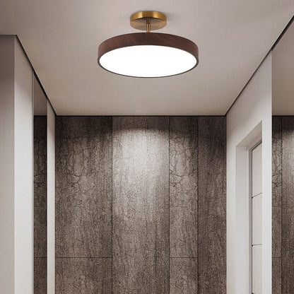 Flush Mount Ceiling Light, Minimalist Wood Grain Design, Energy-Efficient LED | Ideal for Living Room, Bedroom, or Hallway 3