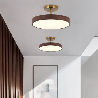 Flush Mount Ceiling Light, Minimalist Wood Grain Design, Energy-Efficient LED | Ideal for Living Room, Bedroom, or Hallway 9