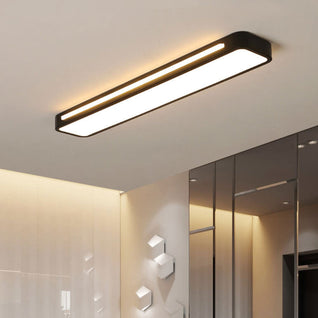 Flush Mount Ceiling Light | Modern Acrylic Design with Integrated LED | Ideal for Living Room, Hallway, Bedroom