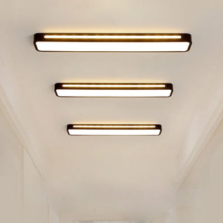 Flush Mount Ceiling Light | Modern Acrylic Design with Integrated LED | Ideal for Living Room, Hallway, Bedroom