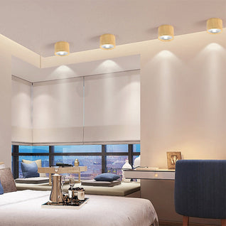 Flush Mount Ceiling Light | Modern Iron and Acrylic with Integrated LED | Ideal for Living Room or Bedroom