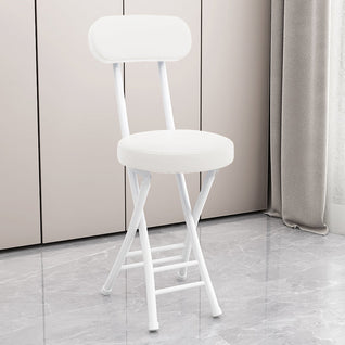 Foldable Chair with Faux Leather Upholstery and Carbon Steel Frame | Modern Living Room Seating Solution