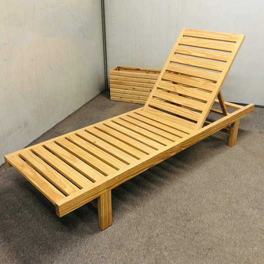 Folding Recliner Chair | Solid Tropical Hardwood | 4-Position Adjustable | Outdoor Lounge Chair 0