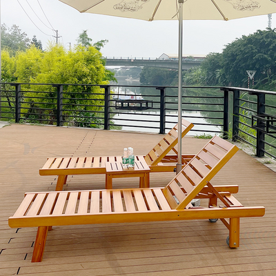 Folding Recliner Chair | Solid Tropical Hardwood | 4-Position Adjustable | Outdoor Lounge Chair 2