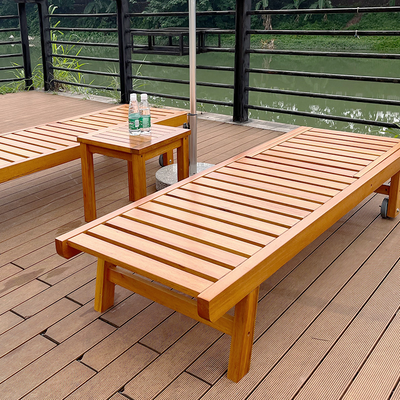 Folding Recliner Chair | Solid Tropical Hardwood | 4-Position Adjustable | Outdoor Lounge Chair 3