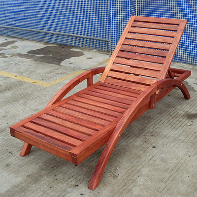 Folding Recliner Chair | Solid Tropical Hardwood | 4-Position Adjustable | Outdoor Lounge Chair 9