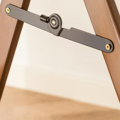 Folding Step Stool | Bamboo Minimalist Design with Backrest | Space-Saving for Dining Room 6