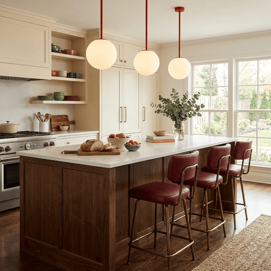 Fontana Amorosa | Elegant Modern Black Glass Pendant Light for Kitchen 12