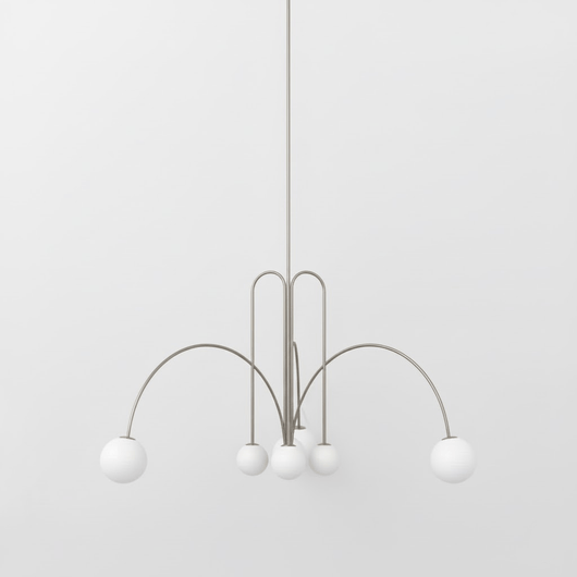 Fontana Amorosa | Elegant Modern Black Glass Pendant Light for Kitchen 13