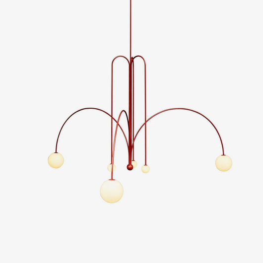 Fontana Amorosa | Elegant Modern Black Glass Pendant Light for Kitchen 1