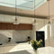Freyza | Elegant Double Glass Globe Pendant Light for Kitchen Island