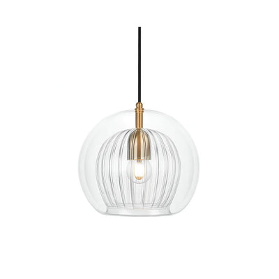 Freyza | Elegant Double Glass Globe Pendant Light for Kitchen Island 1
