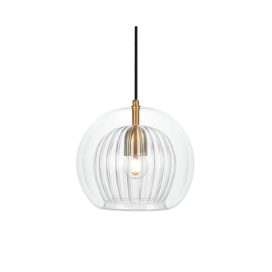 Freyza | Elegant Double Glass Globe Pendant Light for Kitchen Island 1